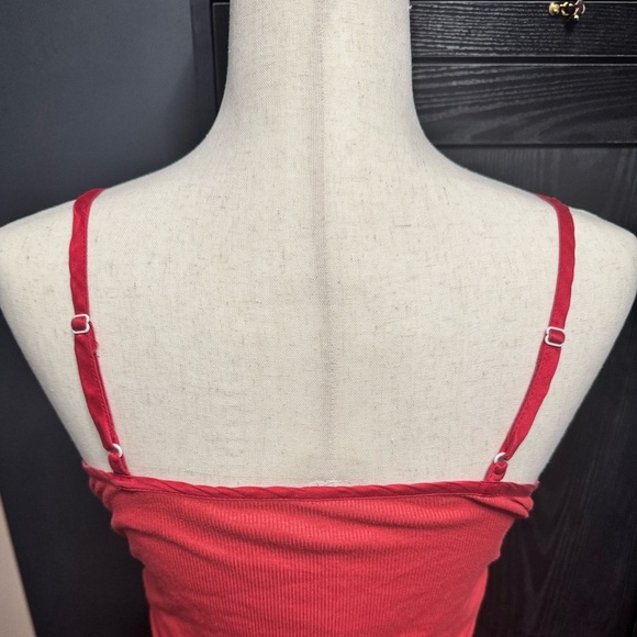 7 for all mankind red side rouge tank top - Picture 4 of 9